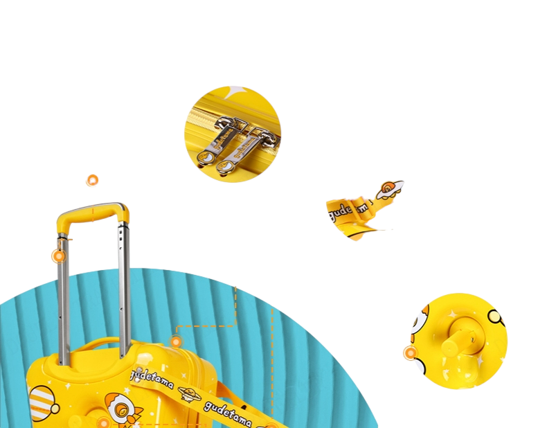 KidVenture Rolling Suitcase - Premium Travel Companion for Happy Explorers