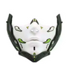 Cyberpunk Half Face Mechanical Mask – Red | Cosplay & Halloween Costume Prop