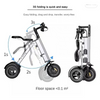 K7S Mini E-Bike | Foldable 3-Wheel Electric Scooter for Teens | 250W, 36V, 7.8Ah Electric Bicycle