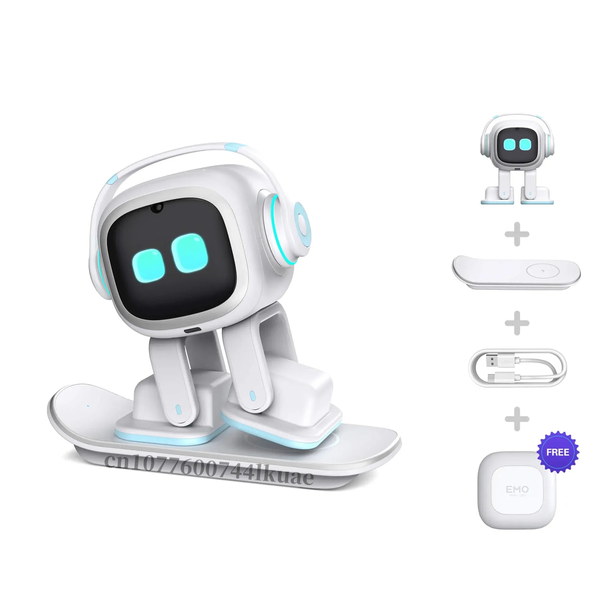 Emo Intelligent AI Robot Pet: Smart Voice-Controlled Desktop Companion