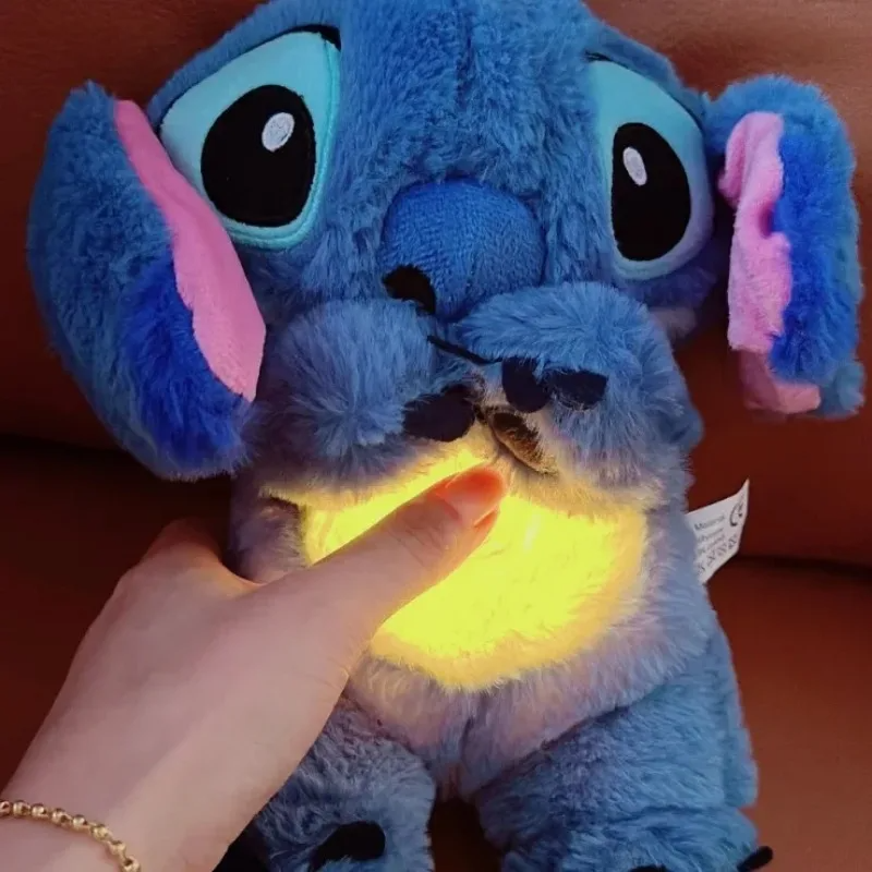 LullaOtter and Stitch: Breathing Musical Stuffed Baby Plush Toy