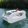 AquaCat: Electric Pontoon Boat, PVC DWF Catamaran