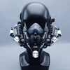 Cyberpunk Lower Face Electronic LED Lighting Cosplay Mask