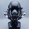 Cyberpunk Lower Face Electronic LED Lighting Cosplay Mask