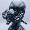 Cyberpunk Lower Face Electronic LED Lighting Cosplay Mask