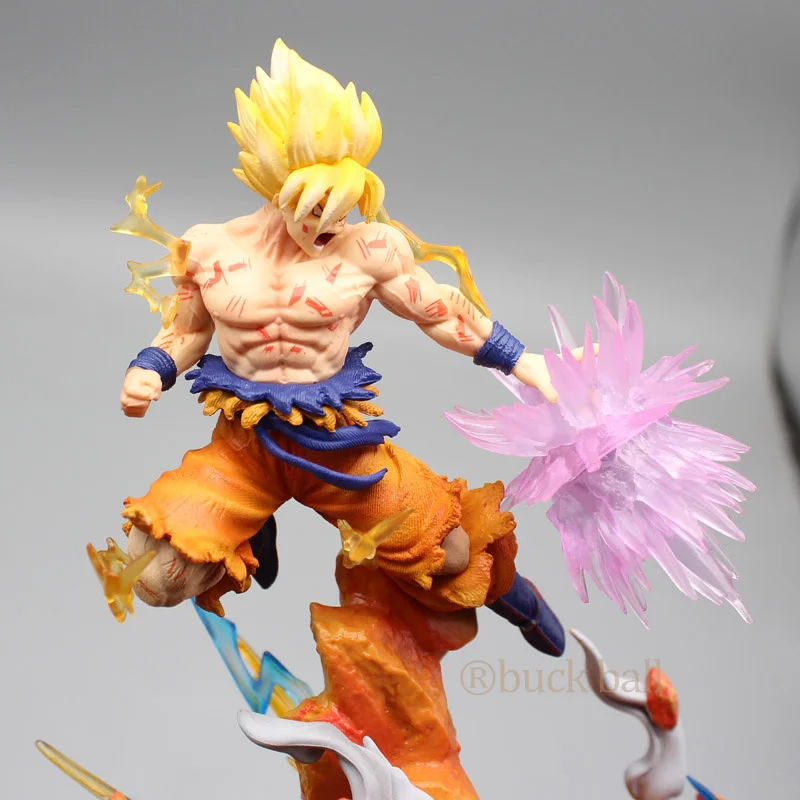 Dragon Ball Collectible Featuring Frieza vs. Son Goku with LED Lights