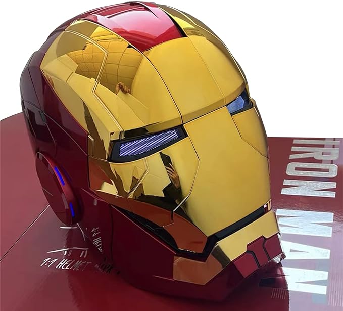 Iron Man MK5 Voice-Controlled Cosplay Helmet