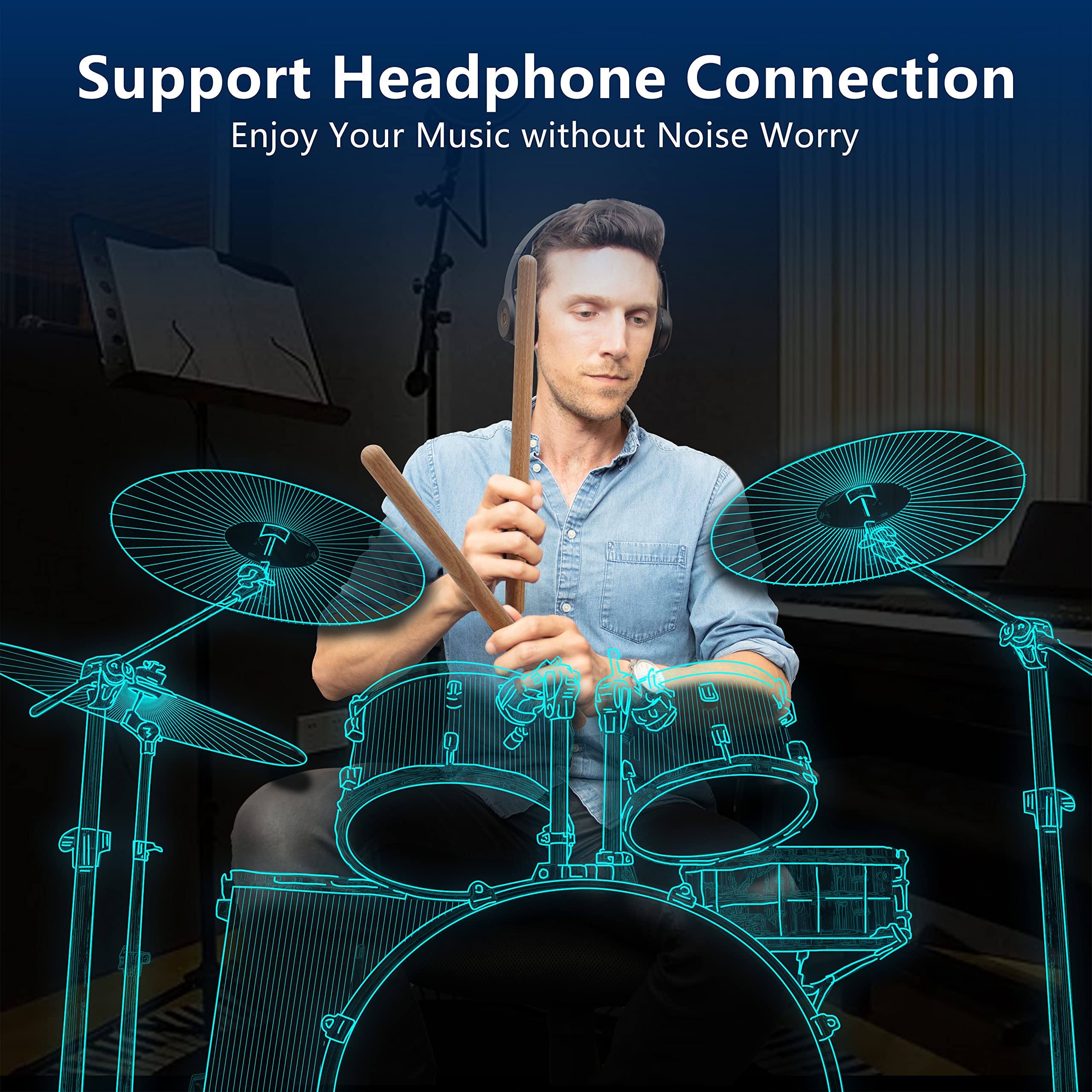 AeroBand BeatMaster AeroDrum 2.0 PLUS: Precision Digital Virtual Drumming Kit Redefined