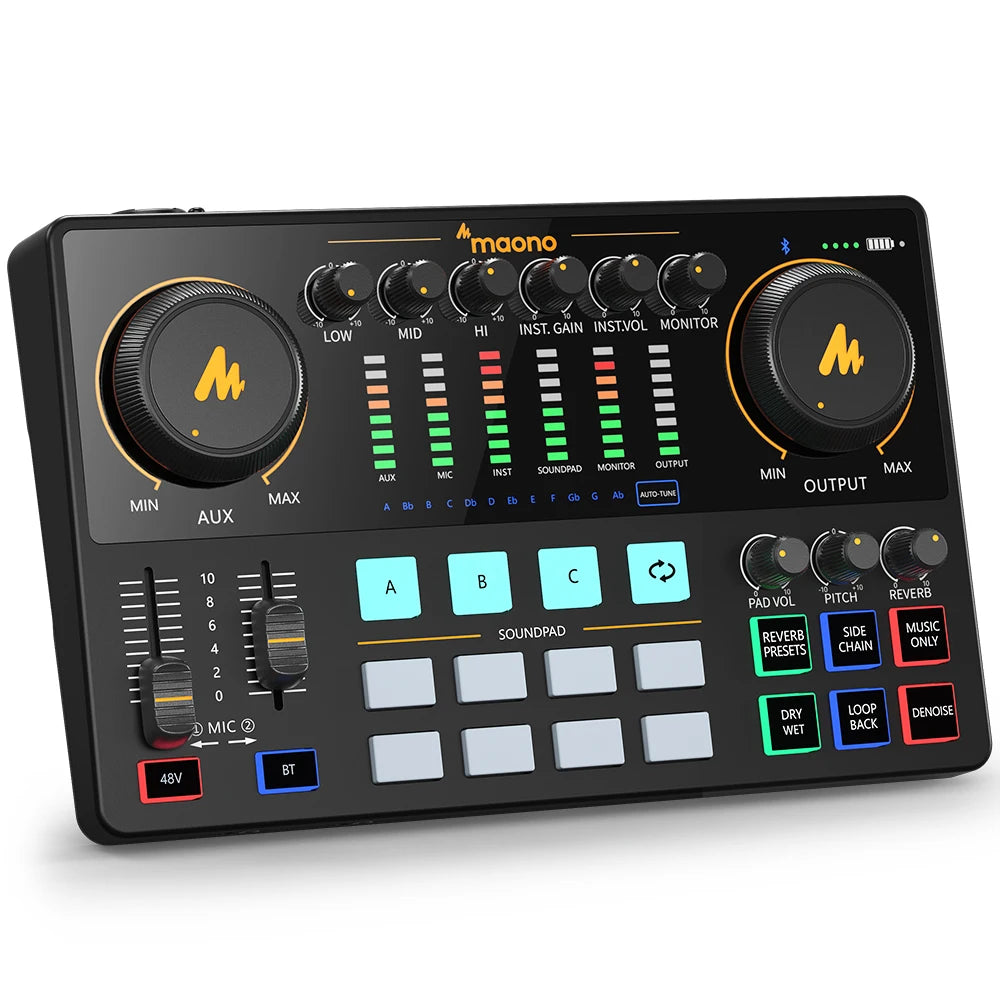 Maono Maonocaster AME2 Audio Interface Mixer
