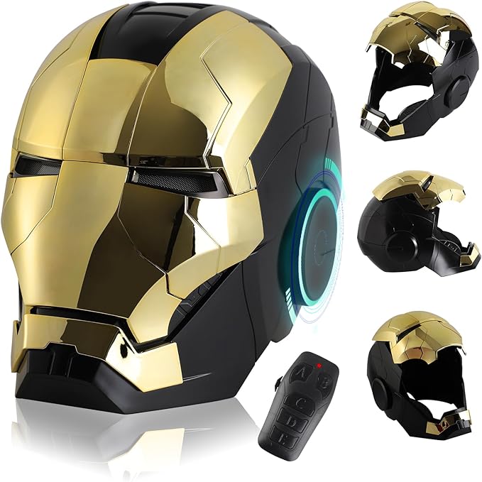 Iron Man MK5 Voice-Controlled Cosplay Helmet