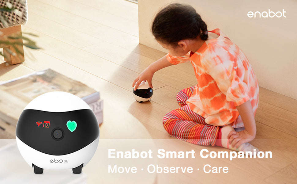 Enabot Home Security Camera Pet Robot Companion with Night Vision