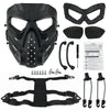 Breathable Skull Mask for Airsoft & Halloween - Tactical Full Face Protection with Adjustable Strap