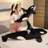 Lifelike Orcinus Orca Black Whale Plush Toy