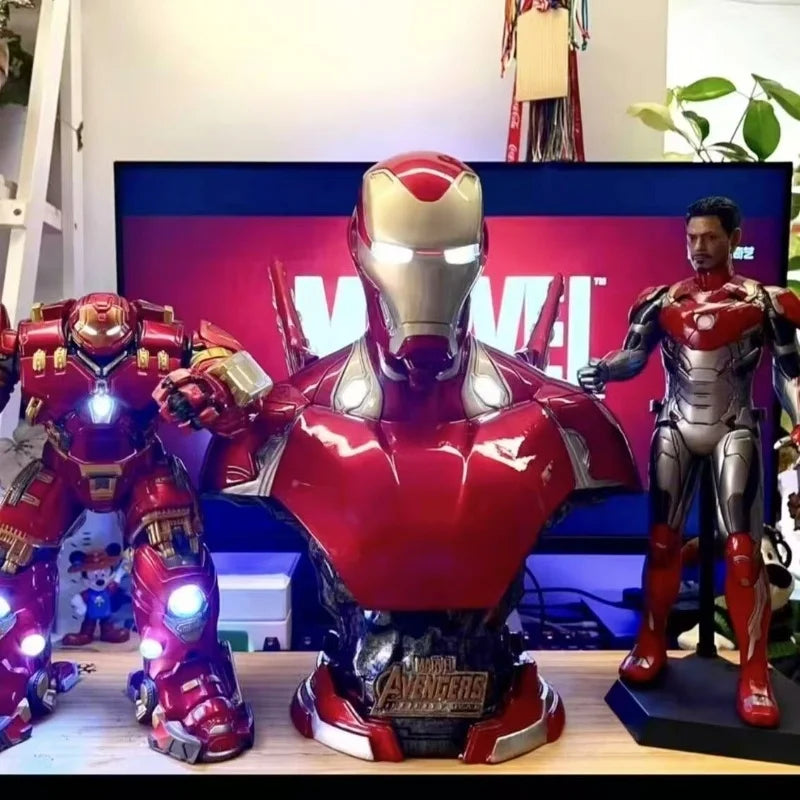 The Avengers Glowing Mk50 Iron Man Bust: 1/3 Scale Large Static Statue