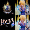 42cm Anime Dragon Ball Figure Super Saiyan Son Gohan PVC Action Figure with Light Effect Collection