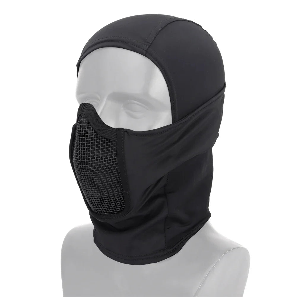 Tactical Balaclava Mesh Mask: Airsoft & Paintball Full Face Protection
