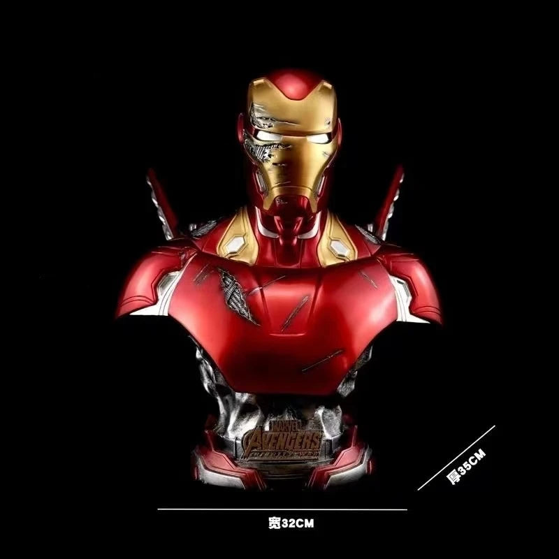 The Avengers Glowing Mk50 Iron Man Bust: 1/3 Scale Large Static Statue