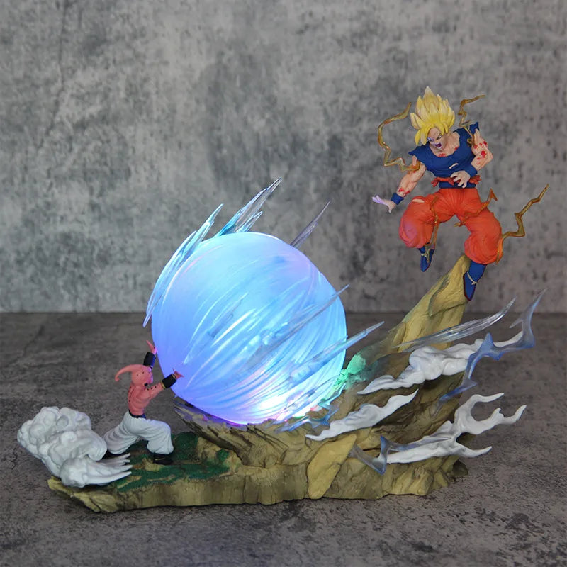 Dragon Ball Z Buu vs. Goku Super Saiyan Statue Figure