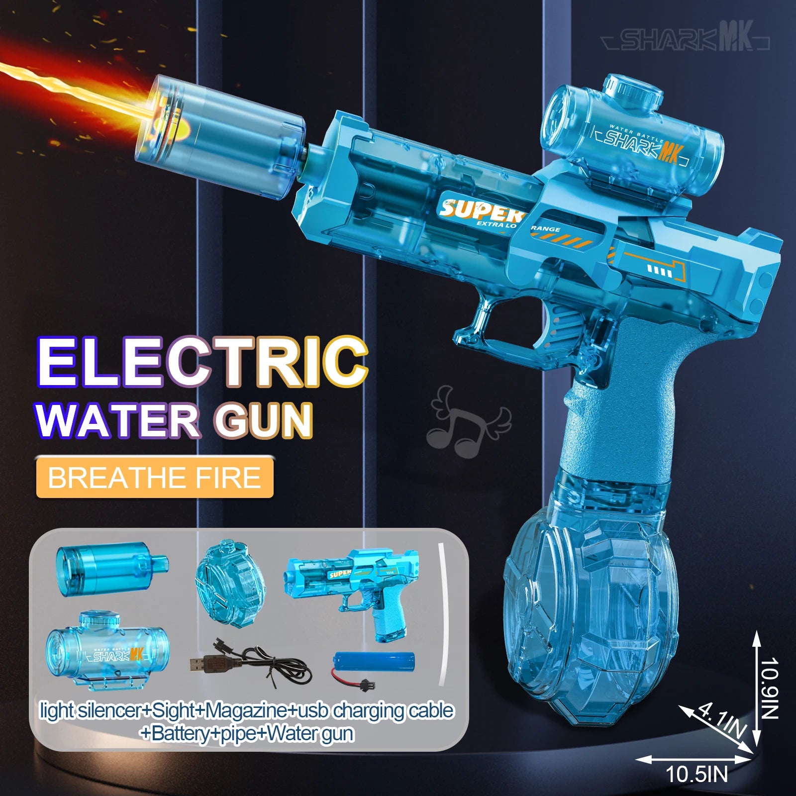 High-Pressure Electric Water Gun: Automatic Summer Fun Toy