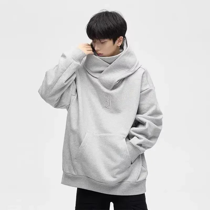 UrbanNinja Autumn Hoodie: Autumn Ninja Turtleneck Streetwear Hoodie for Men | Y2K Vintage Fleece Hoody