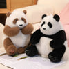Cute Zoo Panda Plush Toy: 35cm Kawaii Stuffed Animal
