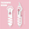 Cute Cat Paw Sharp Box Cutter: Mini Portable Cat Claw Utility Knife