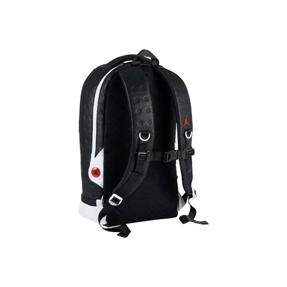 Original Jordan Backpack - Large-Capacity School & Laptop Bag, Unisex Casual Design with Basketball Zipper