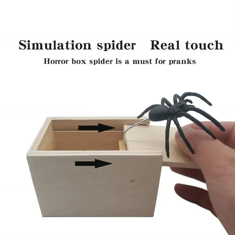 Surprise Spider Joke Box: Funny Prank Toy