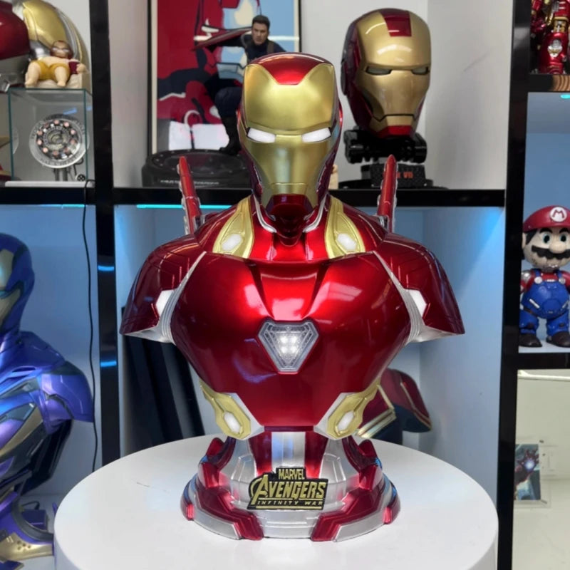 The Avengers Glowing Mk50 Iron Man Bust: 1/3 Scale Large Static Statue