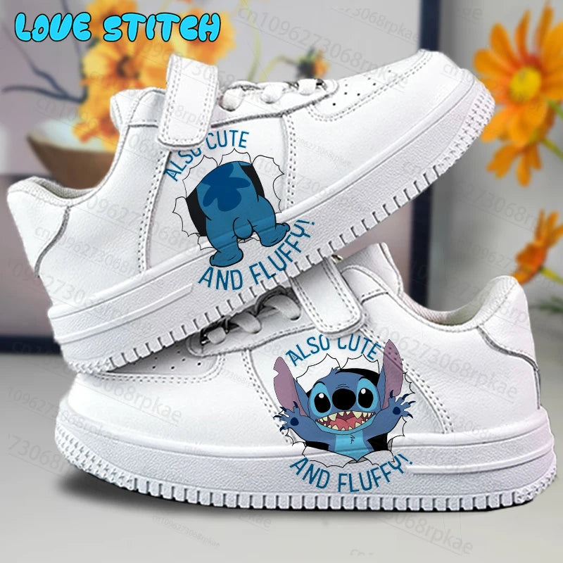 Anime Figure Stitch Non-slip Wear Resistant Sports Shoes For Kids