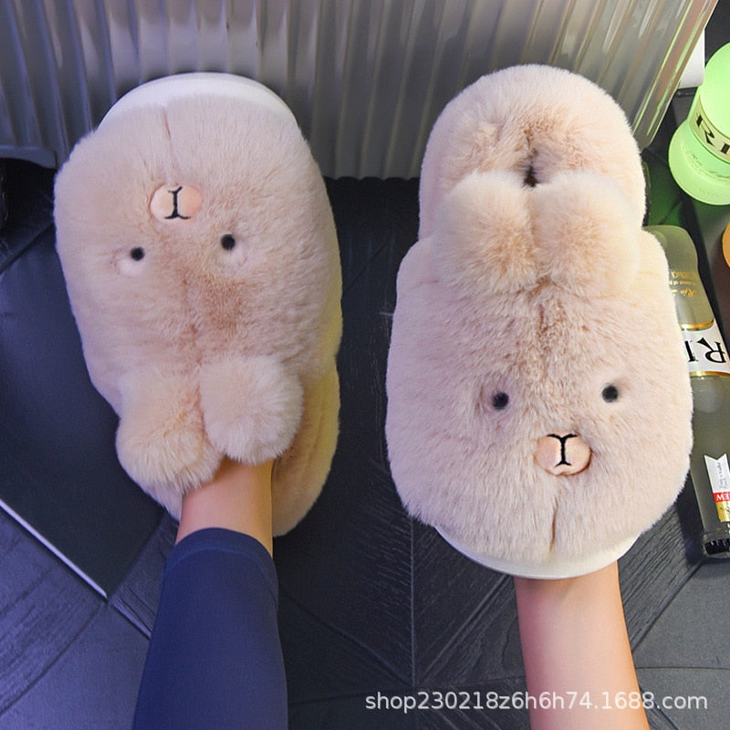 Women's Winter Warm Plush House Slipper Shoes