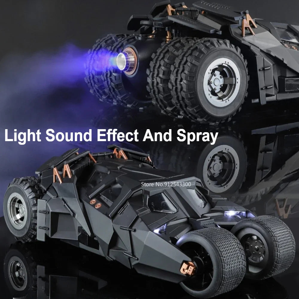 Detailed 1:18 Batmobile Model: The Dark Knight Trilogy