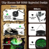 Cauldron Halloween Decorations with Magic Floating Potion Bottles and Diffuser