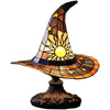 Creative Stained Glass Witch USB Hat Lamp