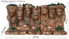 Large Hokage Mountain Figure: Giant Ninjas Stone Statue Anime Hokage Rock Figurine