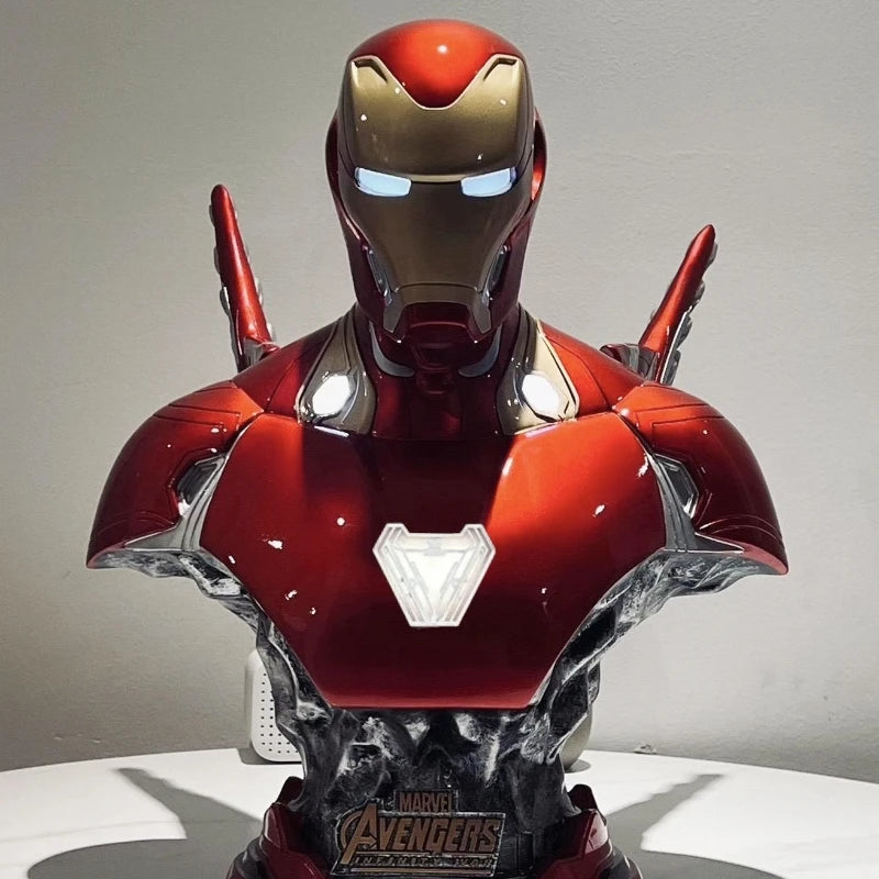 The Avengers Glowing Mk50 Iron Man Bust: 1/3 Scale Large Static Statue