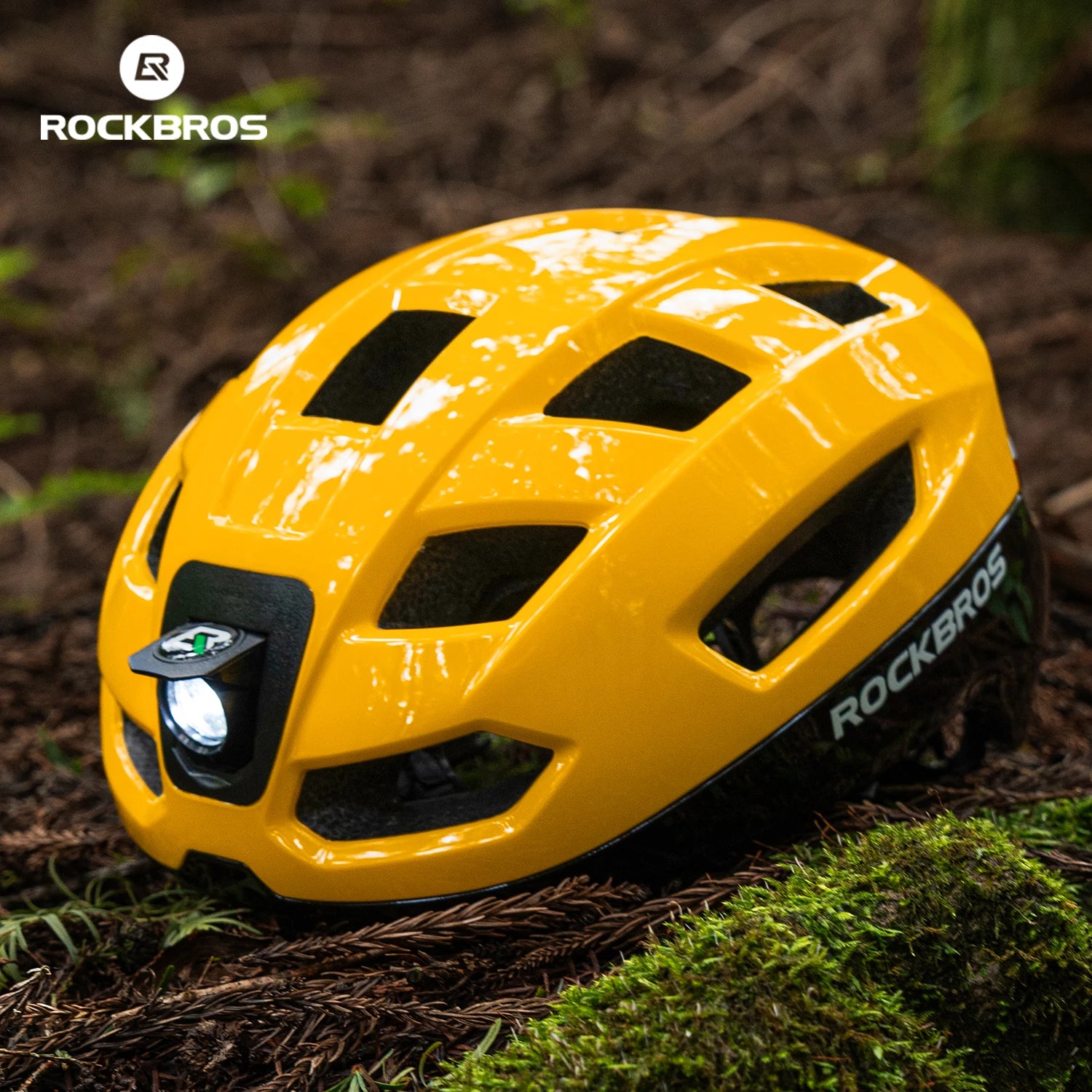 ROCKBROS Bike Helmet with Integrated Smart Light