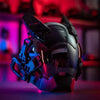 Cyberpunk Helmet Shinobi Mask: Robot Samurai Armor with LED Light