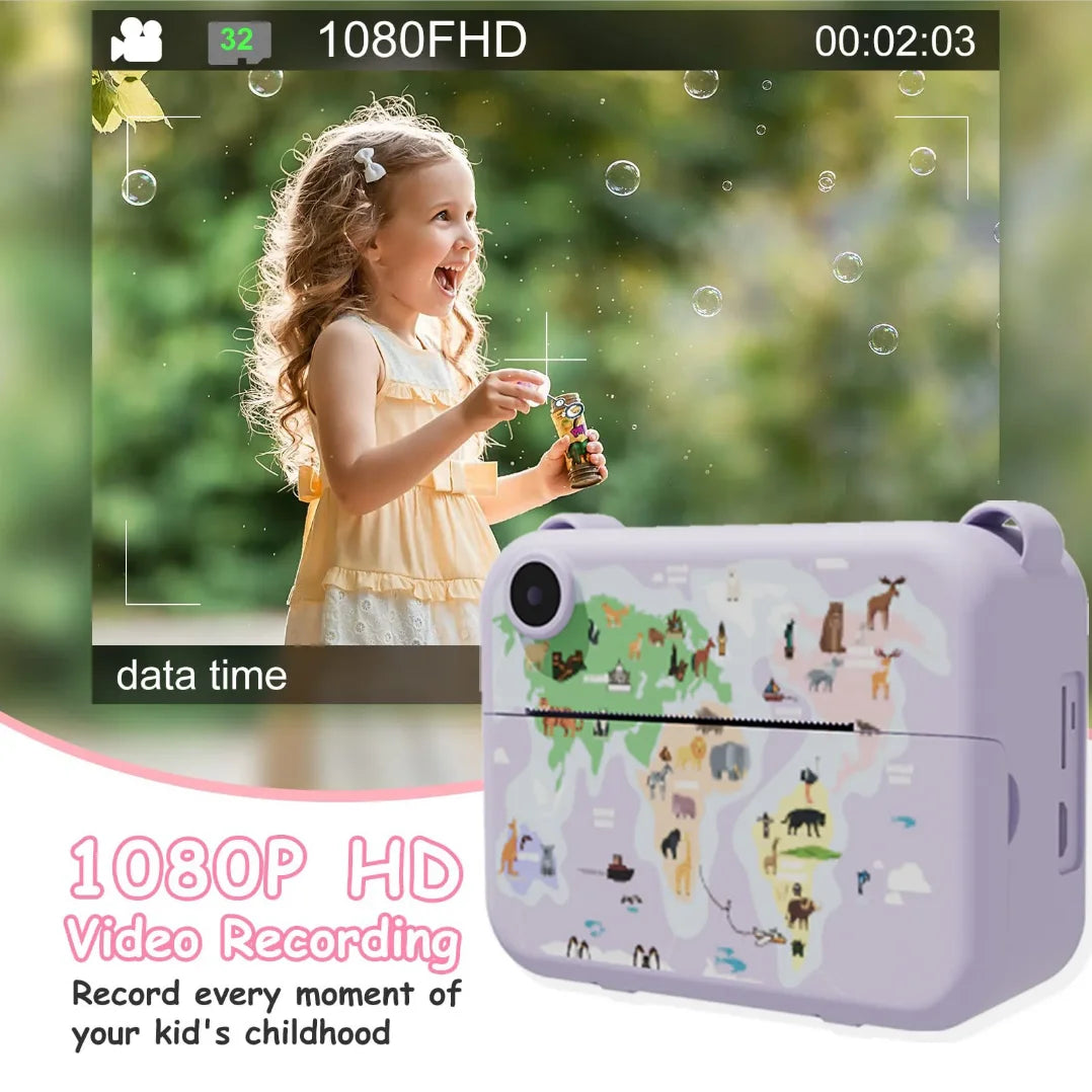 SnapFun Instant Print Kids Camera