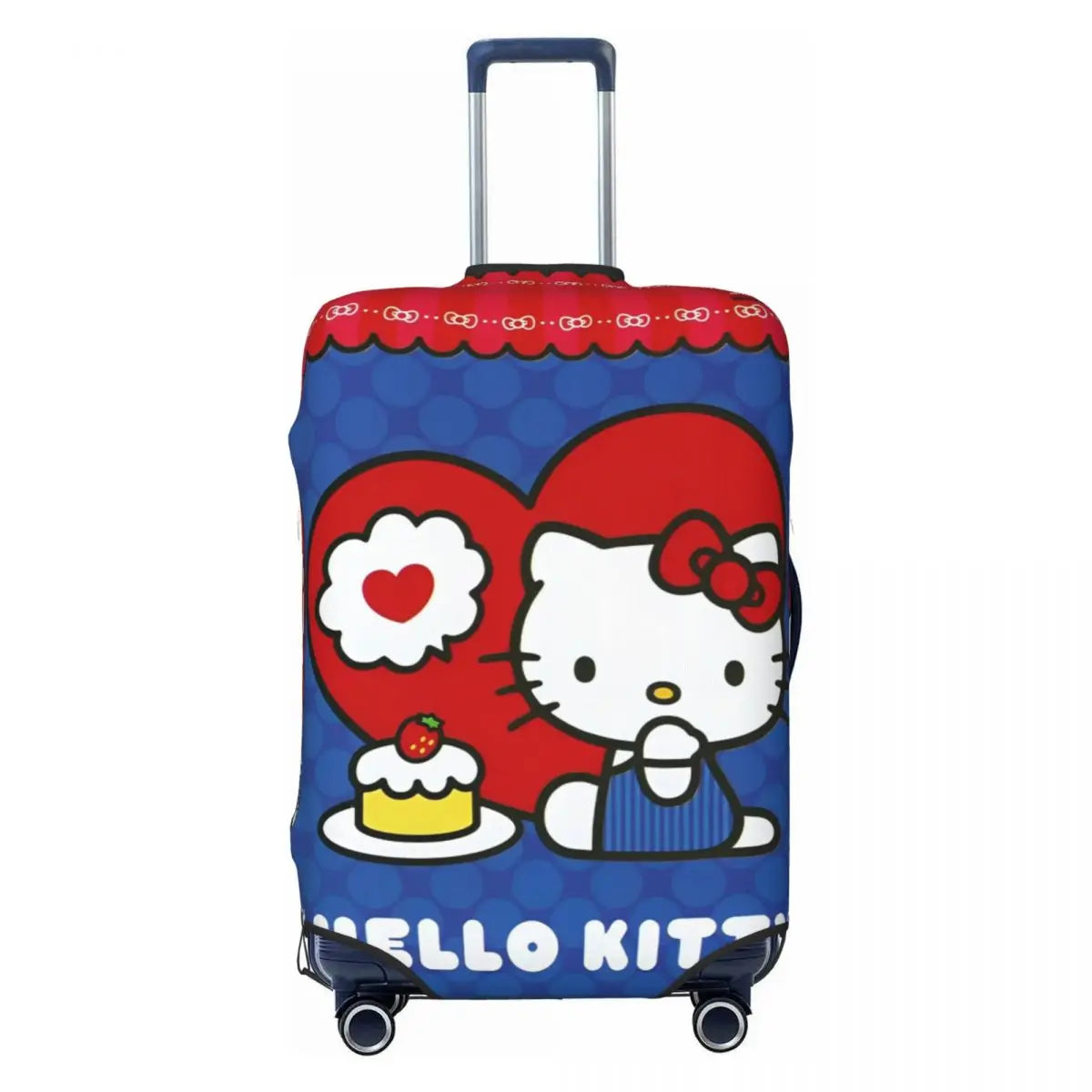 Hello Kitty Eat Hamburger Suitcase Cover: Practical Travel Protection