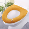 Thicker Bathroom Toilet Seat Cover Pads - Soft Warmer Toilet Seat Cushion Cover Stretchable Washable Cloth