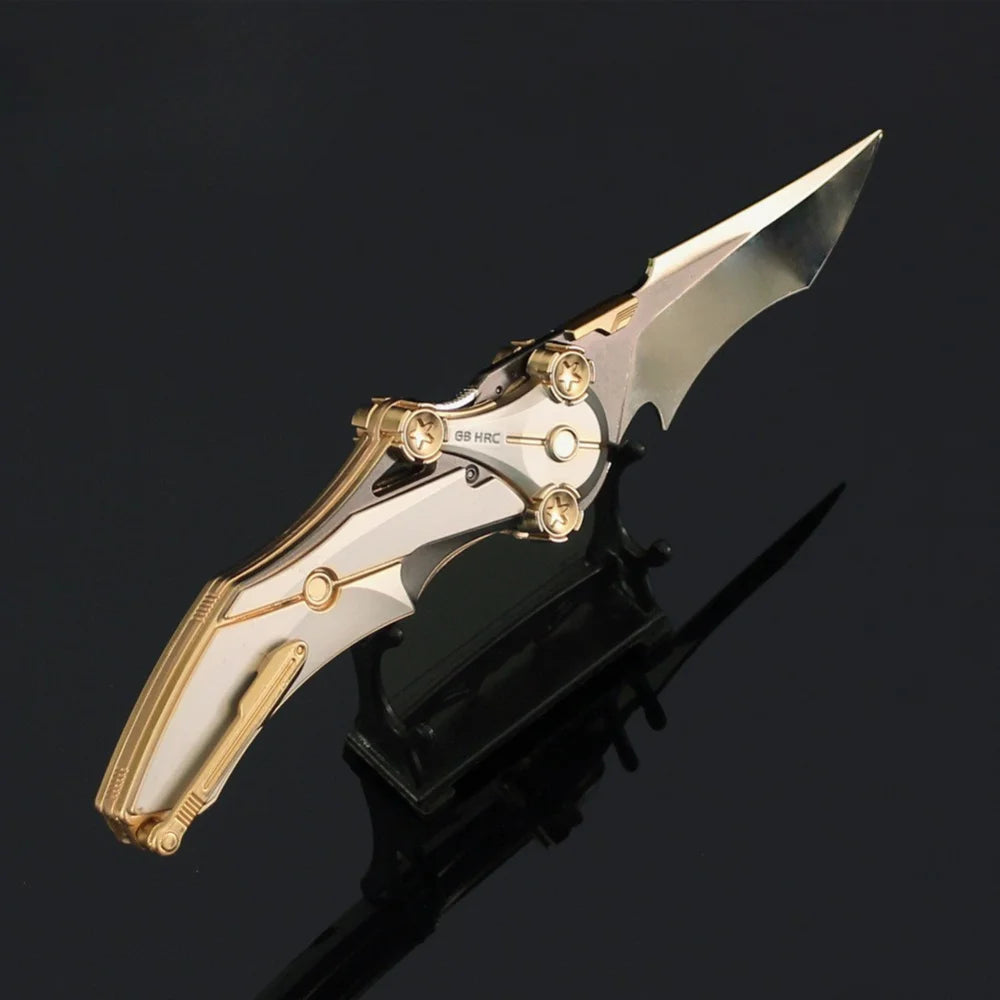 Stealth Ops Spring Blade - Pro-Grade Game Weapon Collectible, Auto-Deploy Tactical Tool for Spec Ops Cosplayers