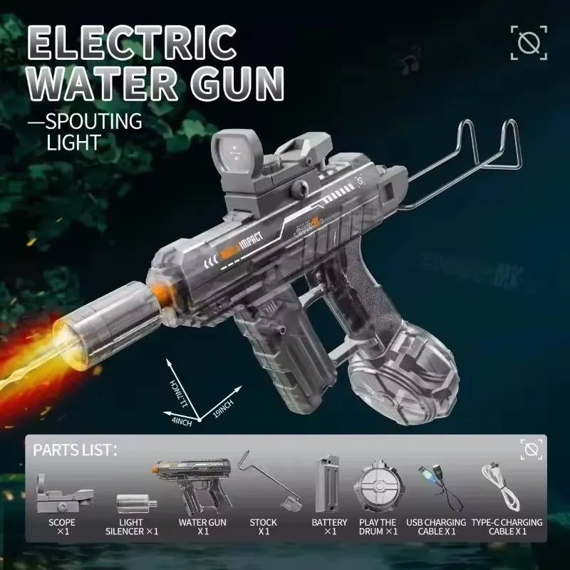 High-Pressure Electric Water Gun: Automatic Summer Fun Toy