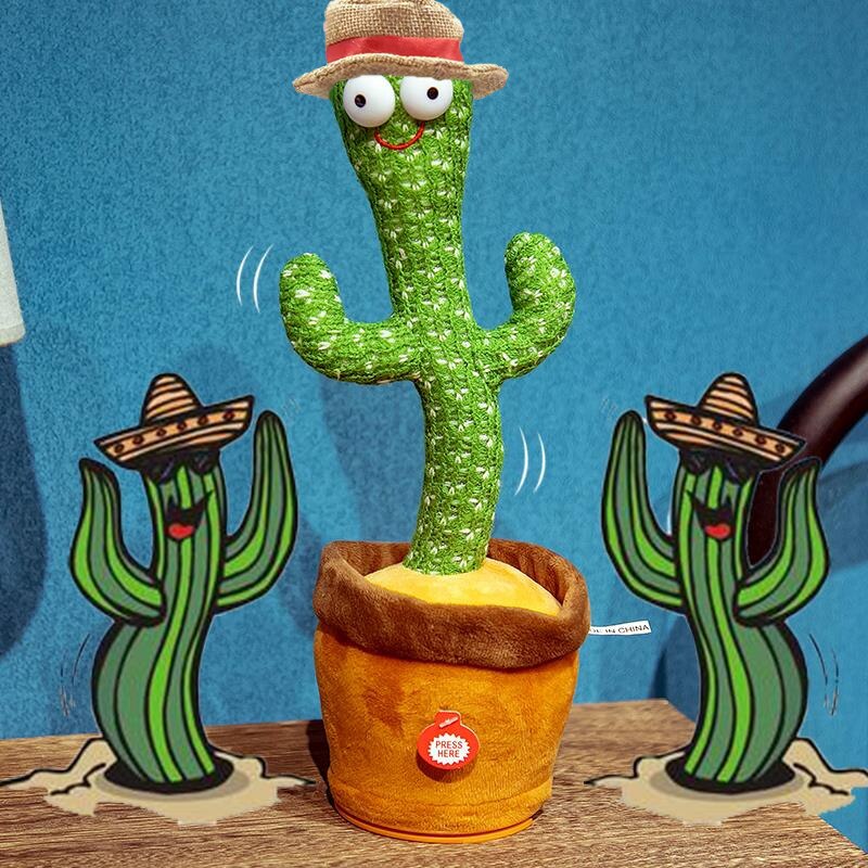 Cactus Dancing Plush Toy – Fun &amp; Funky Interactive Musical Toy for Kids