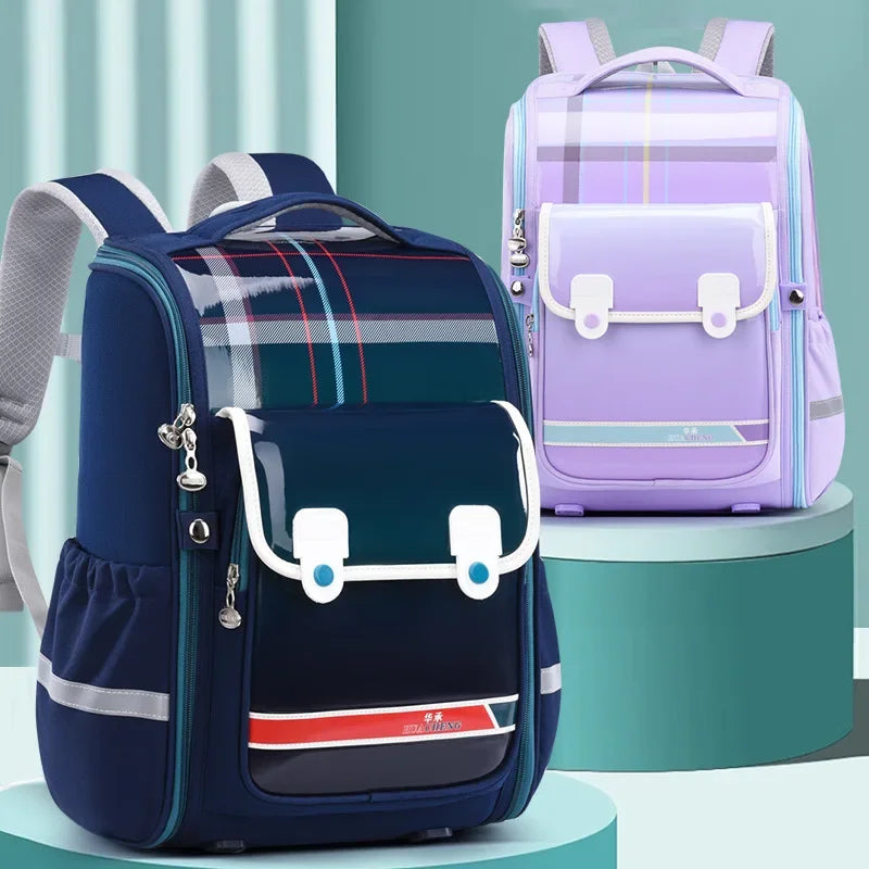 Kids Orthopedic School Backpack: Waterproof Primary Schoolbag