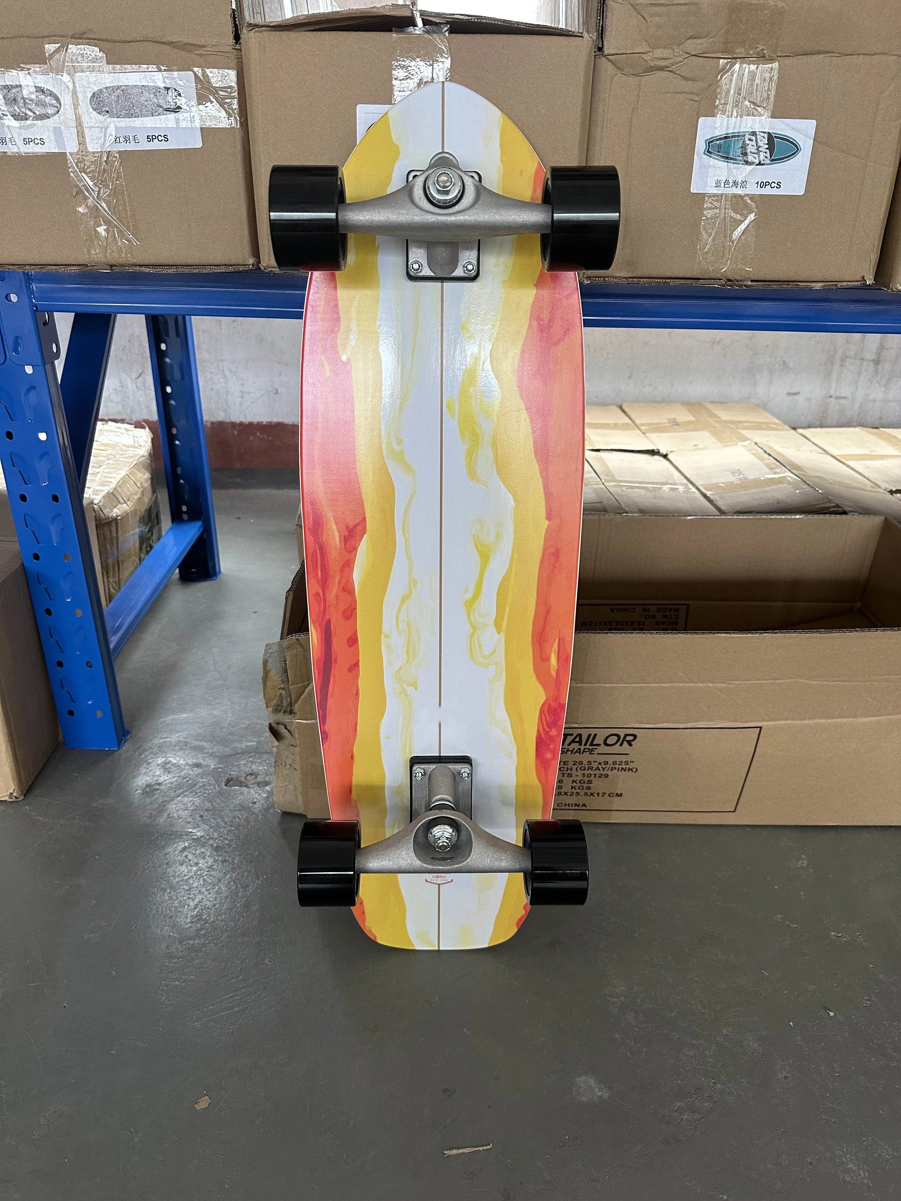 Surf Land Skateboard: Maple Single Kick Carving Cruiser