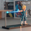 Son Goku & Vegeta Kamehameha Lamp Figure: Dragon Ball Magnetic Levitation Night Light