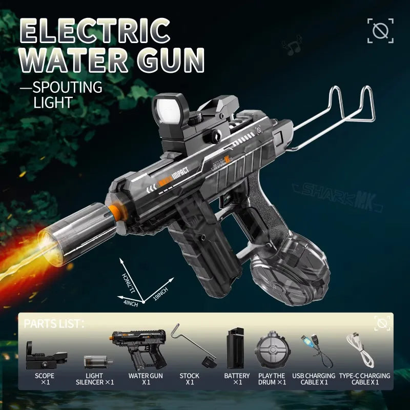 High-Pressure Electric Water Gun: Automatic Summer Fun Toy