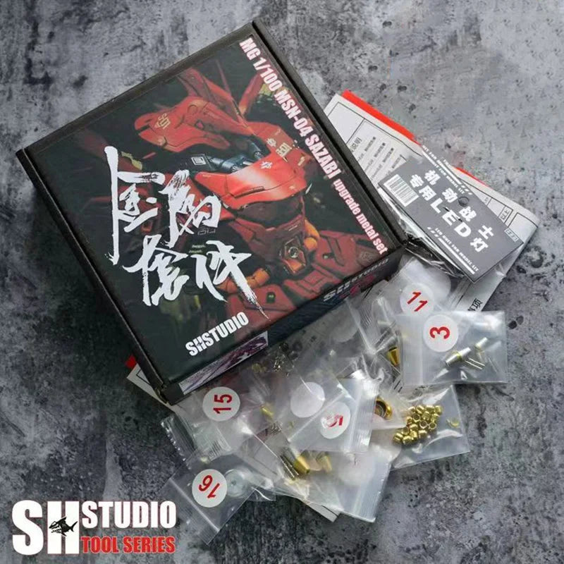 Black Gold SAZABI MG 1/100 Action Figure: Limited Edition Anime Model Action Figure