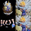 42cm Anime Dragon Ball Figure Super Saiyan Son Gohan PVC Action Figure with Light Effect Collection
